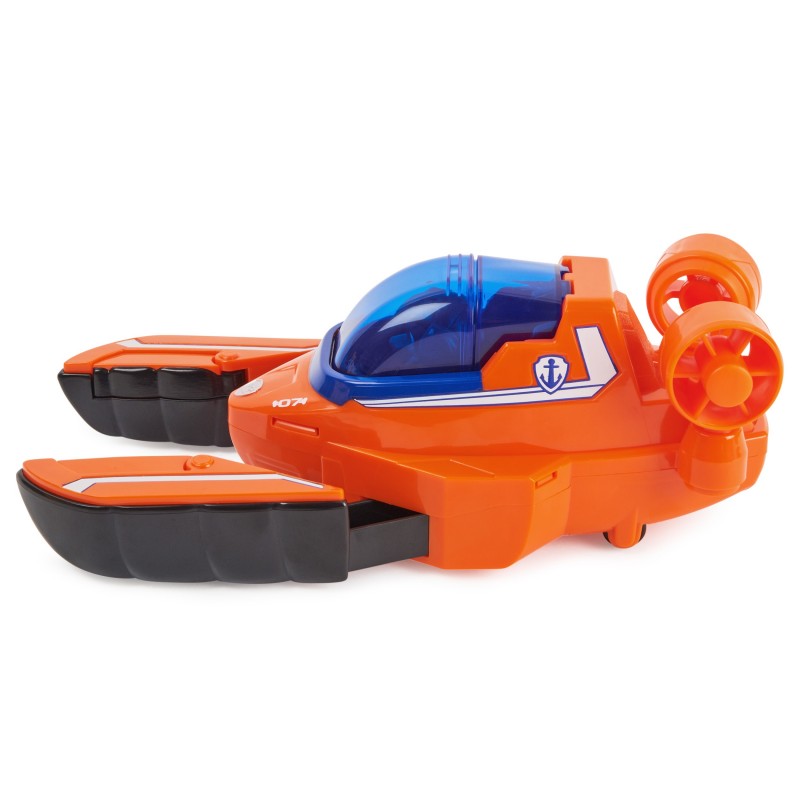 PAW Patrol Aqua Pups Zuma Transforming Lobster Vehicle with Collectible Action Figure, Kids Toys for Ages 3 and up