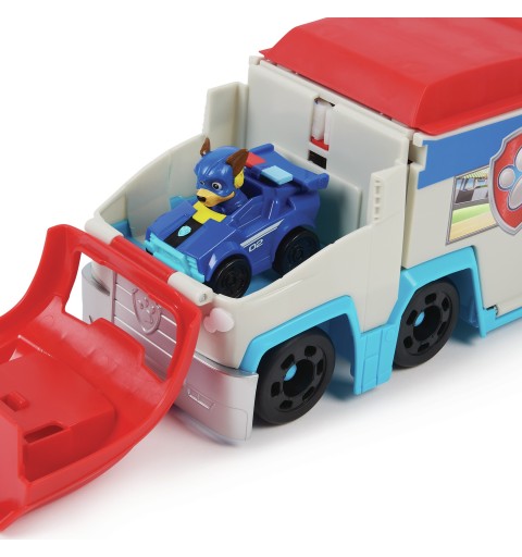 PAW Patrol PATRULLA CANINA - LA SUPERPELÍCULA - Camión de Juguete Pup Squad Patroller - con Coche de Juguete de Chase Patrulla