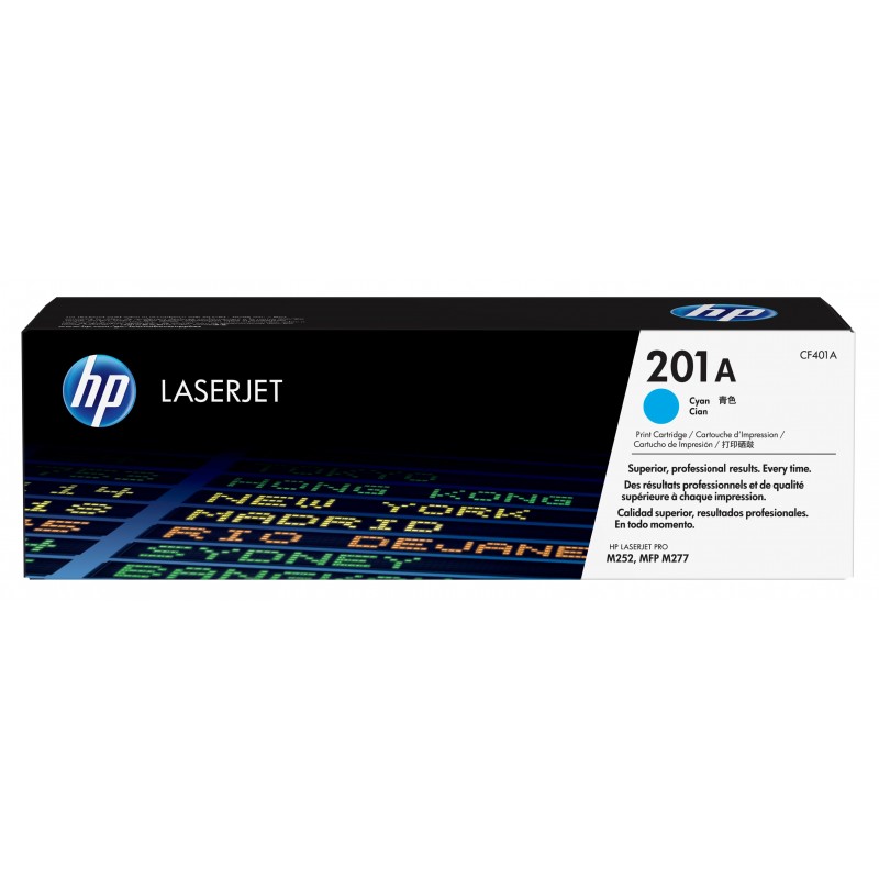 HP 201A toner LaserJet Cyan authentique