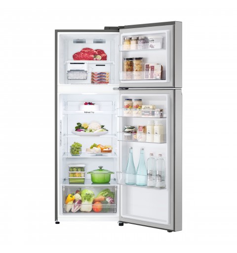 LG GTBV38PZGKD fridge-freezer Freestanding 335 L E Stainless steel