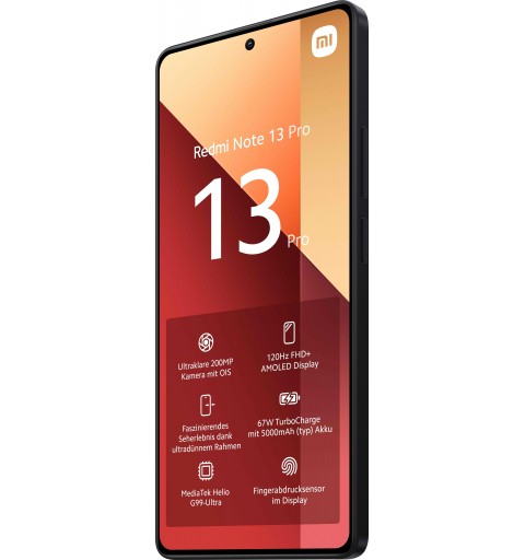 Xiaomi Redmi Note 13 Pro 16,9 cm (6.67") Doppia SIM Android 13 4G USB tipo-C 8 GB 256 GB 5000 mAh Nero