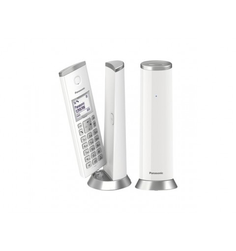 Panasonic KX-TGK212JTW téléphone Téléphone DECT Identification de l'appelant Blanc