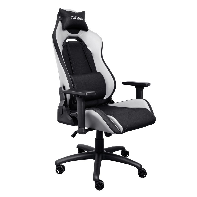 Trust GXT 714 RUYA Silla para videojuegos universal Negro, Blanco