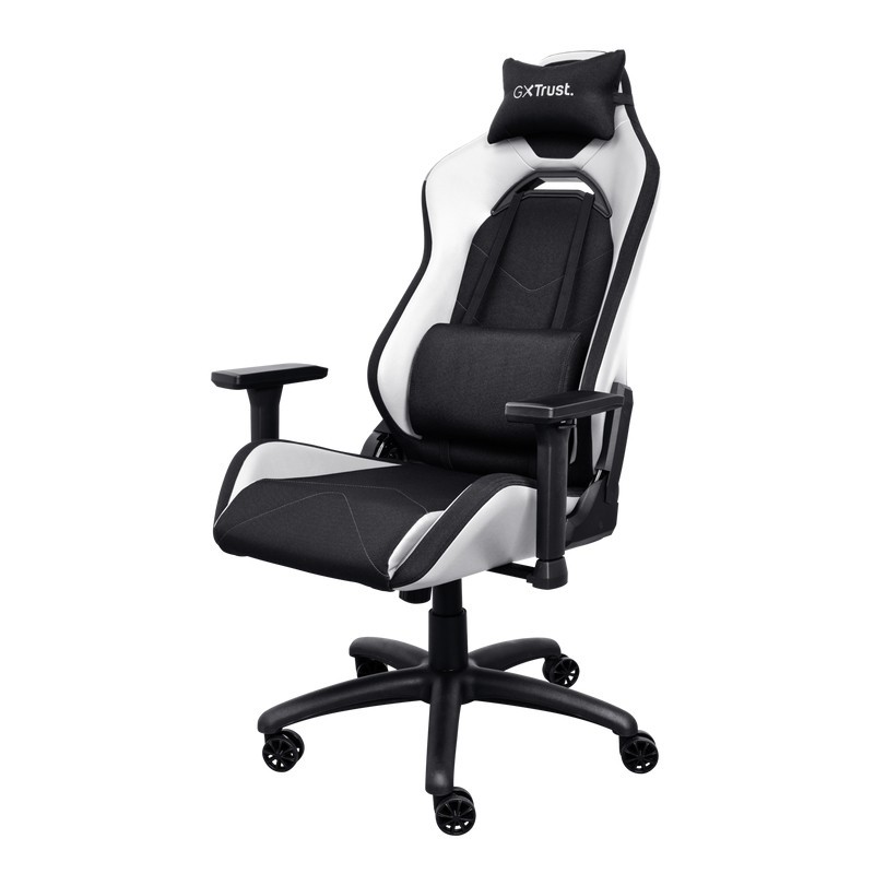 Trust GXT 714 RUYA Silla para videojuegos universal Negro, Blanco