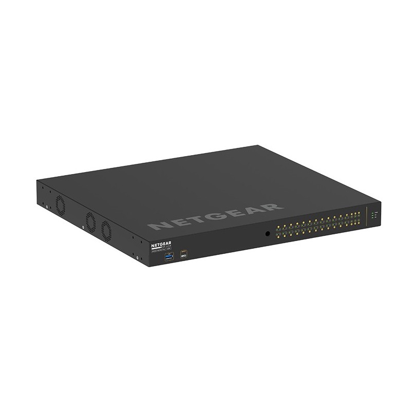 NETGEAR M4250-26G4XF-PoE+ Managed L2 L3 Gigabit Ethernet (10 100 1000) Power over Ethernet (PoE) 1U Schwarz