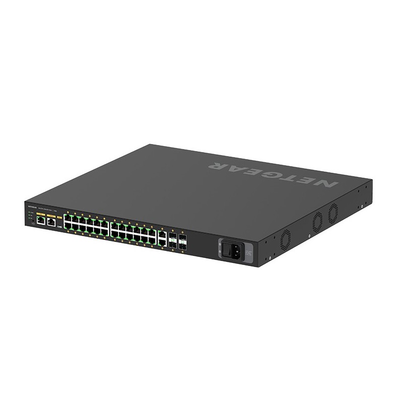 NETGEAR M4250-26G4XF-PoE+ Géré L2 L3 Gigabit Ethernet (10 100 1000) Connexion Ethernet, supportant l'alimentation via ce port