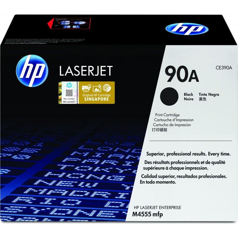 HP 90A Black Original LaserJet Toner Cartridge