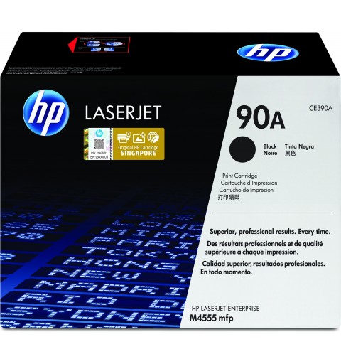 HP 90A Black Original LaserJet Toner Cartridge