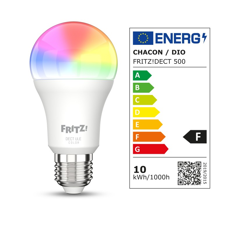 FRITZ!DECT DECT 500 Intelligentes Leuchtmittel Silber, Weiß
