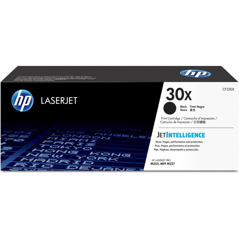 HP 30X Schwarz Original LaserJet Tonerkartusche mit hoher Reichweite