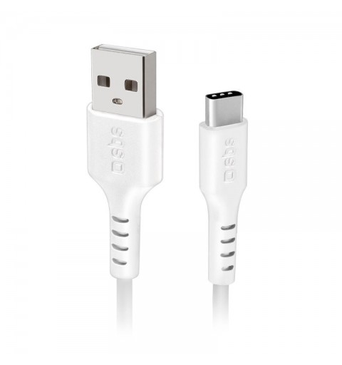 SBS TECABLEMICROC15W USB cable 1.5 m USB 2.0 USB A USB C White