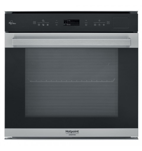 Hotpoint FI7 S8C1 SH IX HA 73 L A+ Black, Satin steel