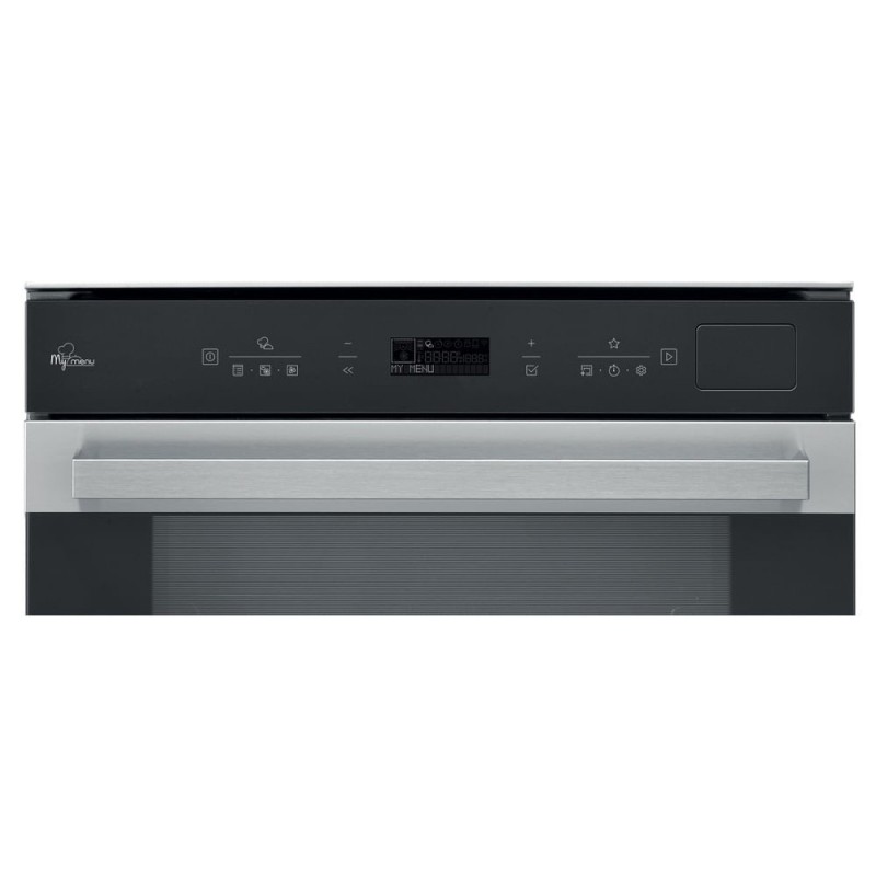 Hotpoint FI7 S8C1 SH IX HA 73 L A+ Black, Satin steel