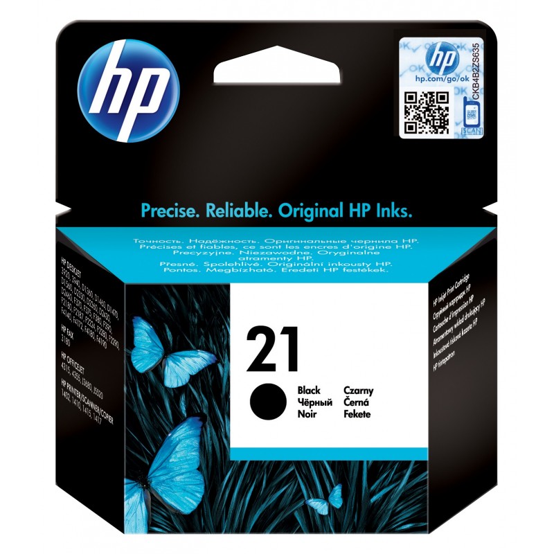 HP 21 Black Original Ink Cartridge