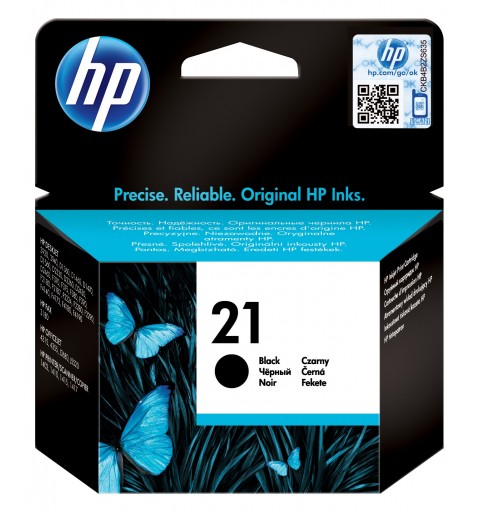 HP Cartucho de tinta original 21 negro