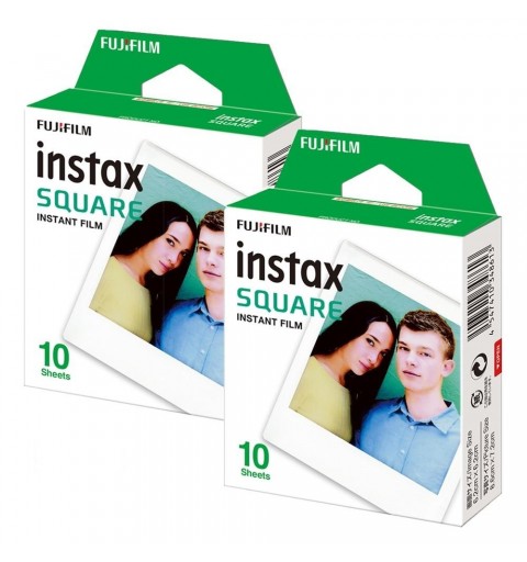 Fujifilm Instax Square película instantáneas 20 pieza(s) 62 x 62 mm