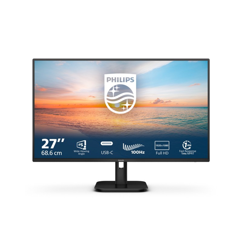 Philips 27E1N1300A 00 pantalla para PC 68,6 cm (27") 1920 x 1080 Pixeles Negro