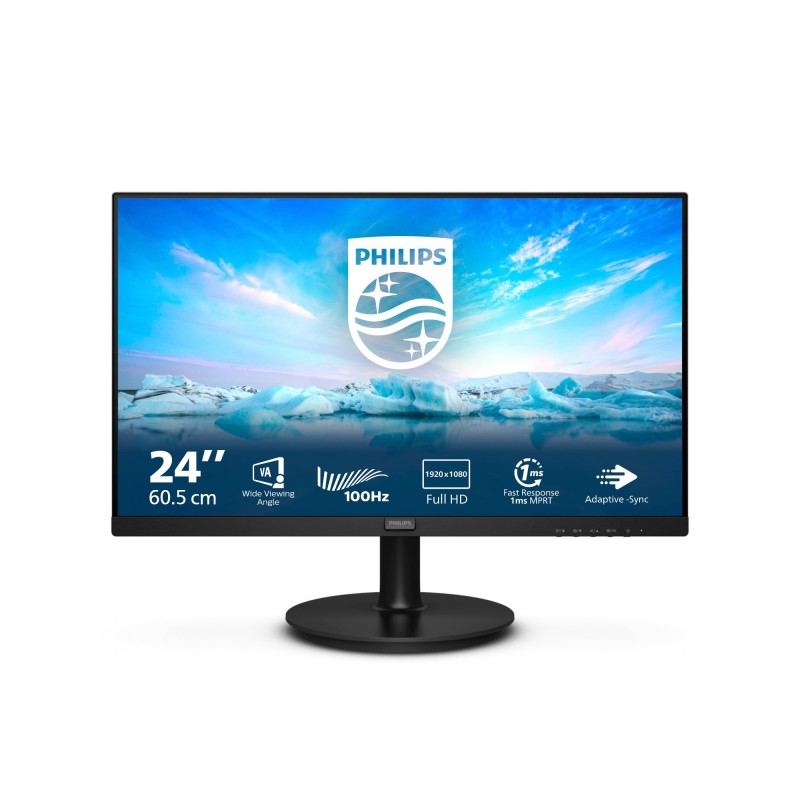 Philips V Line 241V8LAB 00 LED display 60.5 cm (23.8") 1920 x 1080 pixels Full HD LCD Black