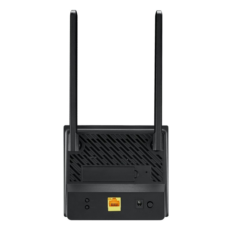 ASUS 4G-N16 router inalámbrico Gigabit Ethernet Banda única (2,4 GHz) Negro