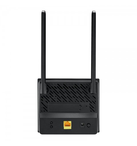 ASUS 4G-N16 router inalámbrico Gigabit Ethernet Banda única (2,4 GHz) Negro