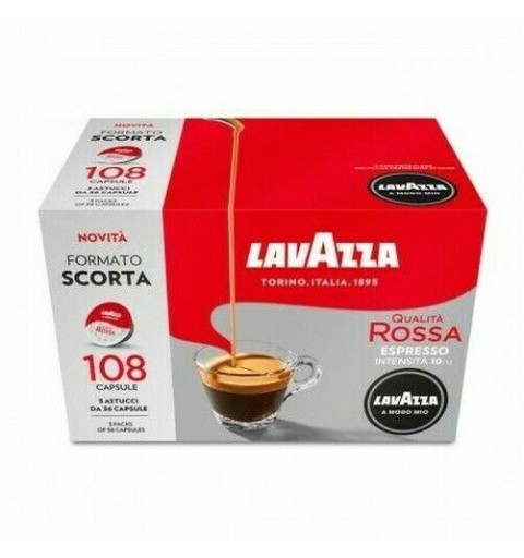 Lavazza A Modo Mio Qualità Rossa, 108 Capsule