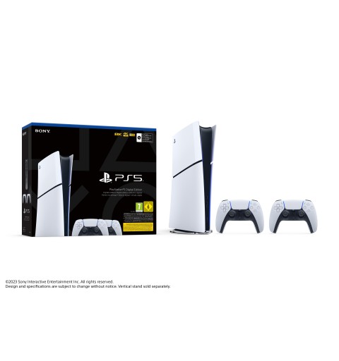 Sony Playstation 5 Slim 1,02 TB Wifi Negro, Blanco