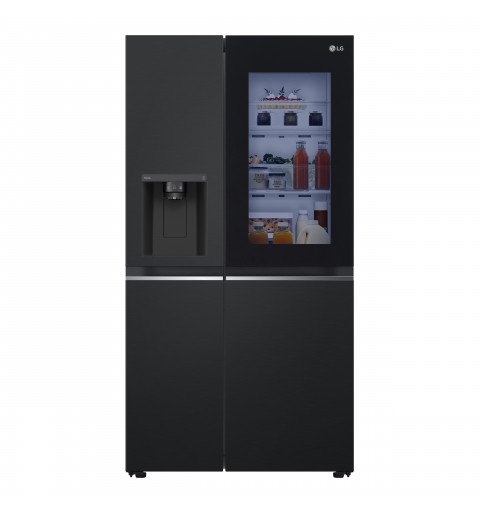 LG InstaView GSGV81EPLL frigo américain Pose libre 635 L E Noir