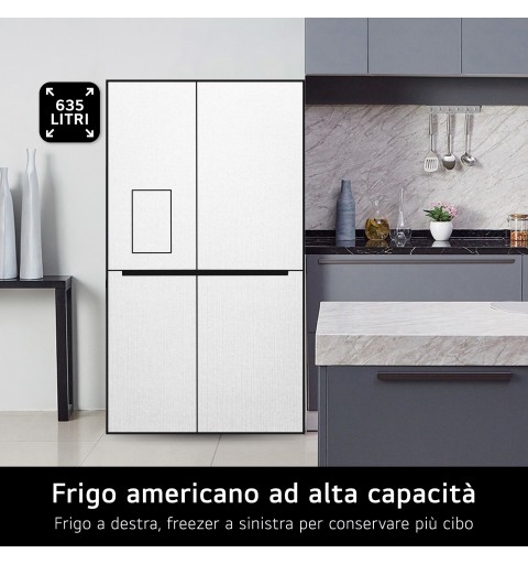 LG InstaView GSGV81EPLL nevera puerta lado a lado Independiente 635 L E Negro