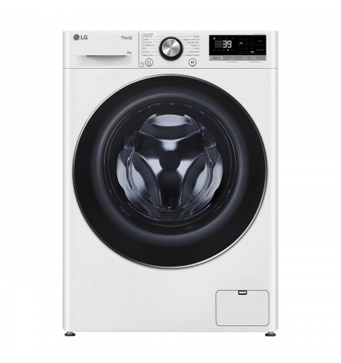 LG F2R7S09TSWC lavadora Carga frontal 9 kg 1200 RPM Blanco