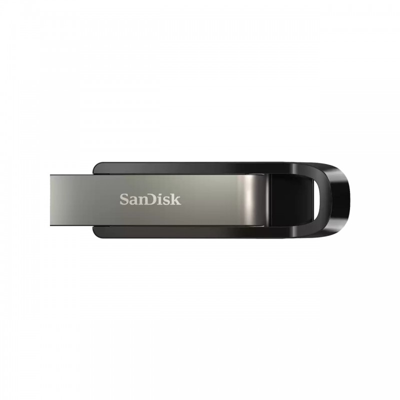 SanDisk Extreme Go lecteur USB flash 64 Go USB Type-A 3.2 Gen 1 (3.1 Gen 1) Acier inoxydable