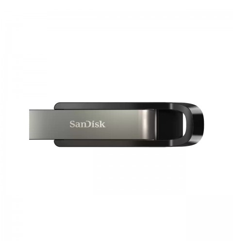 SanDisk Extreme Go lecteur USB flash 64 Go USB Type-A 3.2 Gen 1 (3.1 Gen 1) Acier inoxydable