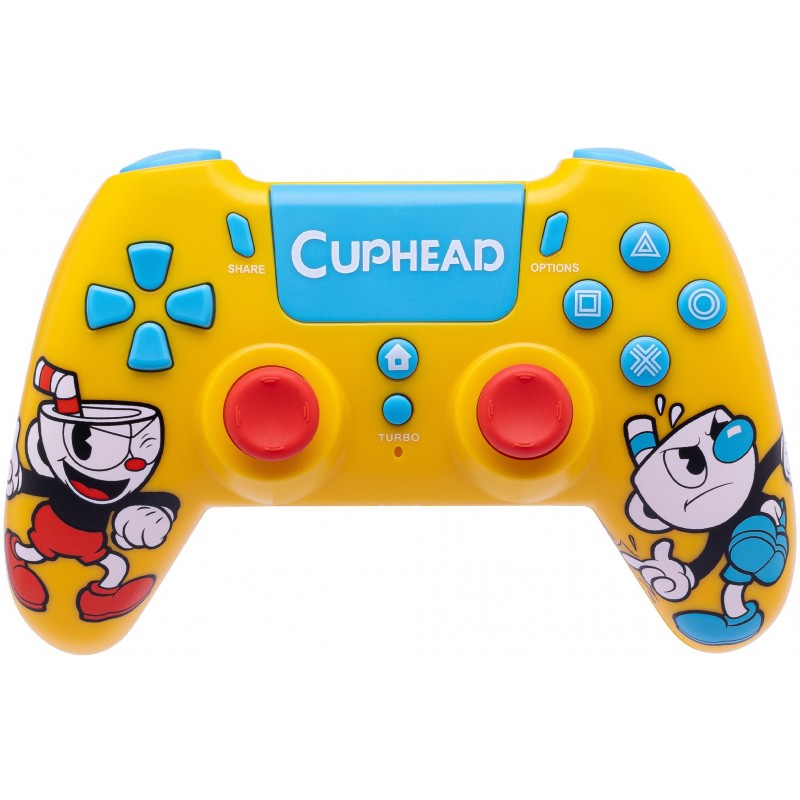 Qubick ACP40224 mando y volante Amarillo Bluetooth USB Gamepad Analógico Digital PC, PlayStation 4, PlayStation 5