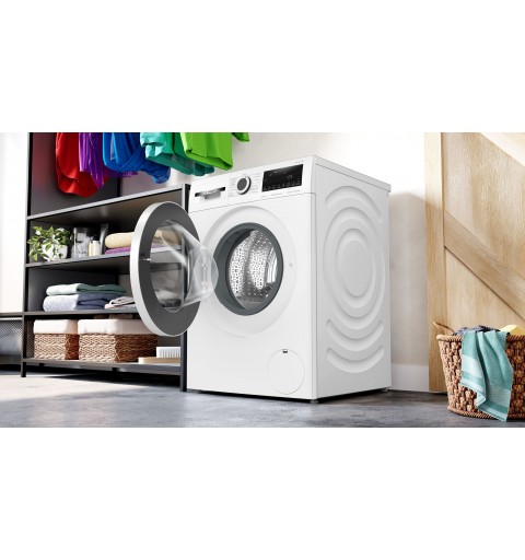 Bosch Serie 4 WNA144V0IT lavadora-secadora Independiente Carga frontal Blanco E