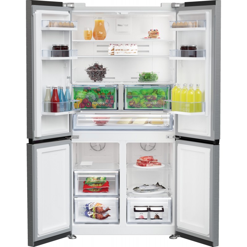 Beko GN1416240XPN frigo américain Pose libre 572 L E Acier inoxydable