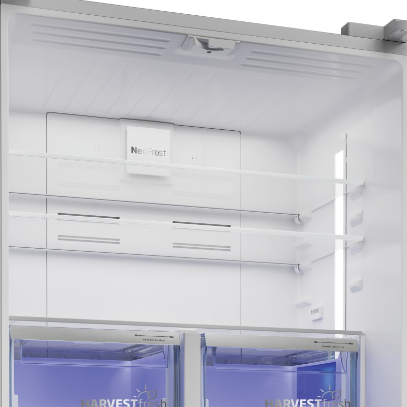 Beko GN1416240XPN frigorifero side-by-side Libera installazione 572 L E Stainless steel