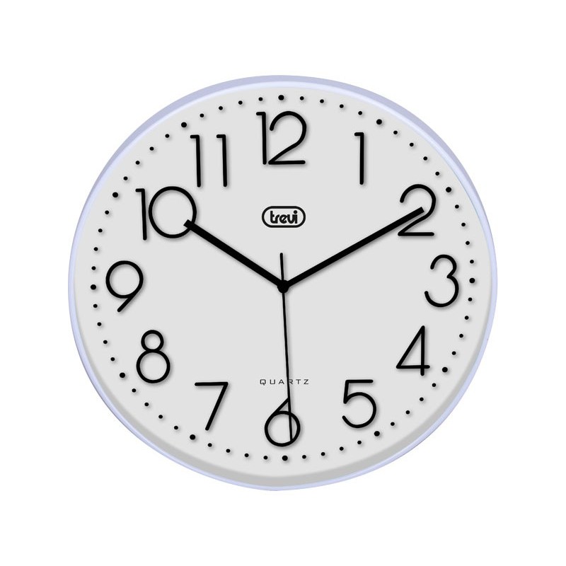 Trevi OM 3508 S Horloge à quartz Cercle Blanc