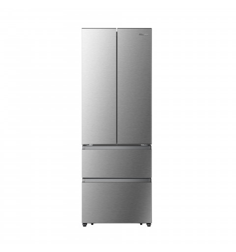 Hisense RF632N4BCE frigo américain Pose libre 485 L E Acier inoxydable