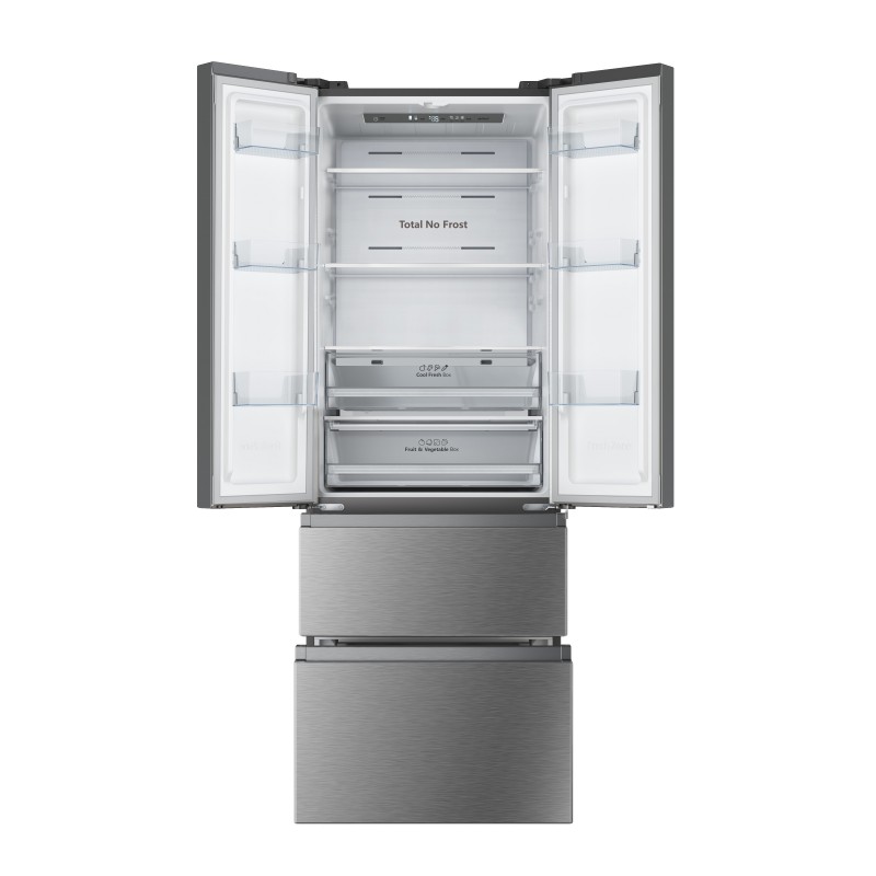 Hisense RF632N4BCE frigo américain Pose libre 485 L E Acier inoxydable