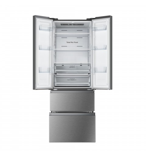 Hisense RF632N4BCE frigo américain Pose libre 485 L E Acier inoxydable