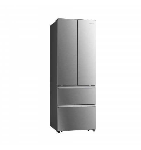 Hisense RF632N4BCE frigo américain Pose libre 485 L E Acier inoxydable