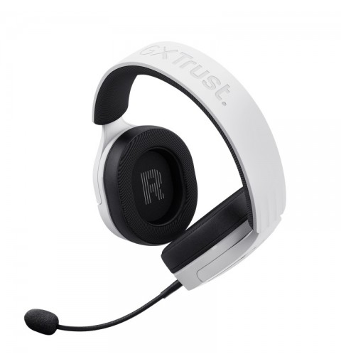 Trust GXT 491W FAYZO Auriculares Inalámbrico y alámbrico Diadema Juego USB Tipo C Bluetooth Negro, Blanco