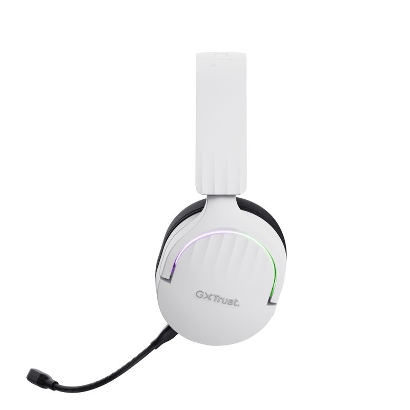 Trust GXT 491W FAYZO Auriculares Inalámbrico y alámbrico Diadema Juego USB Tipo C Bluetooth Negro, Blanco