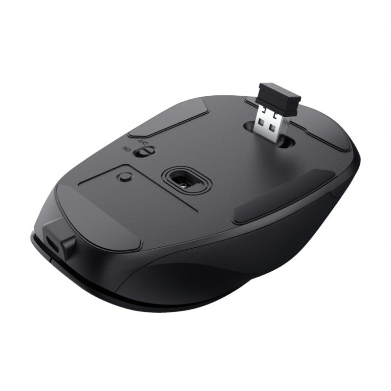 Trust Fyda mouse Mano destra RF Wireless + USB Type-A Ottico 2400 DPI