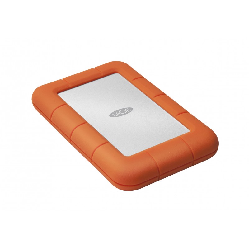 LaCie Rugged Mini disco duro externo 1 TB Naranja, Plata