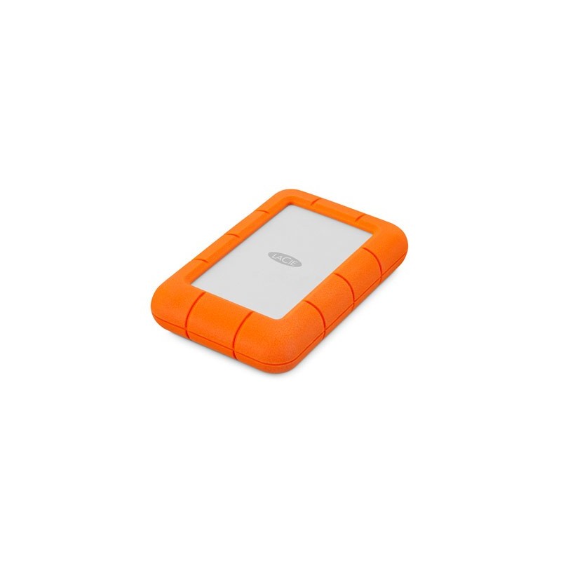 LaCie Rugged Mini disco duro externo 1 TB Naranja, Plata