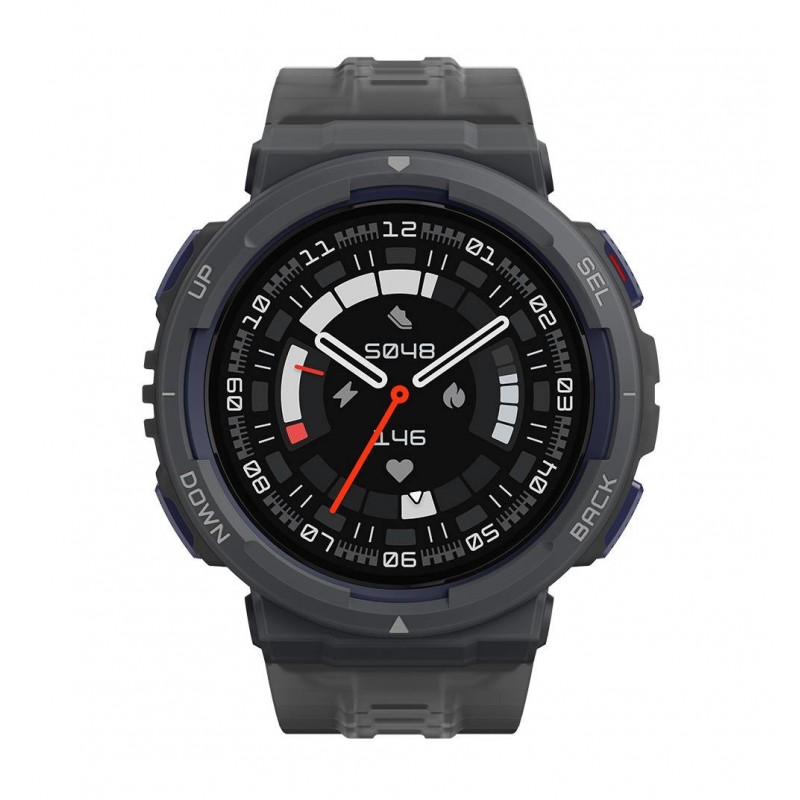 Amazfit ACTIVE EDGE 3,35 cm (1.32") TFT 46 mm Digital 360 x 360 Pixeles Pantalla táctil Negro GPS (satélite)