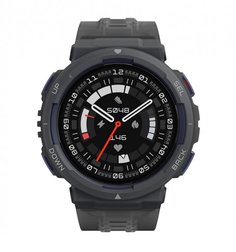 Amazfit ACTIVE EDGE 3,35 cm (1.32") TFT 46 mm Digital 360 x 360 Pixel Touchscreen Schwarz GPS