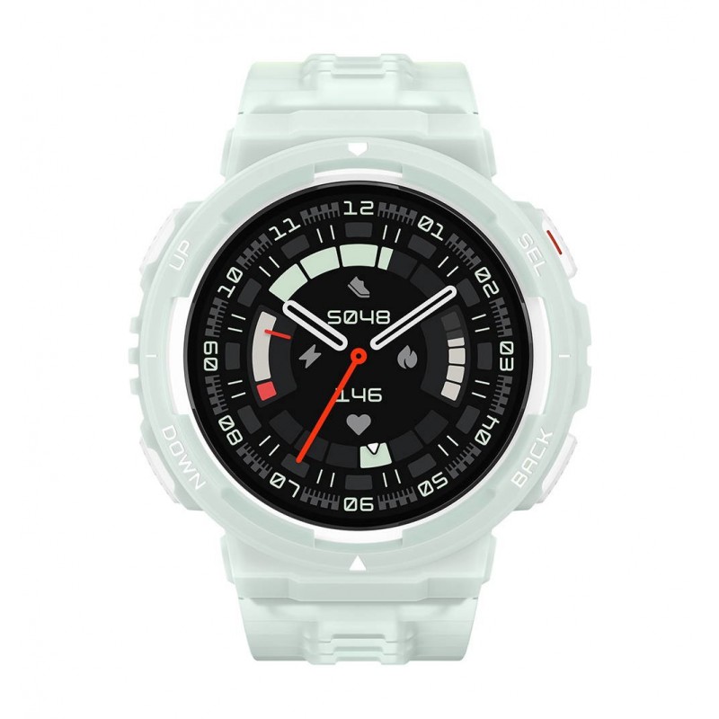 Amazfit ACTIVE EDGE 3,35 cm (1.32") TFT 46 mm Digital 360 x 360 Pixel Touchscreen Mintfarbe GPS