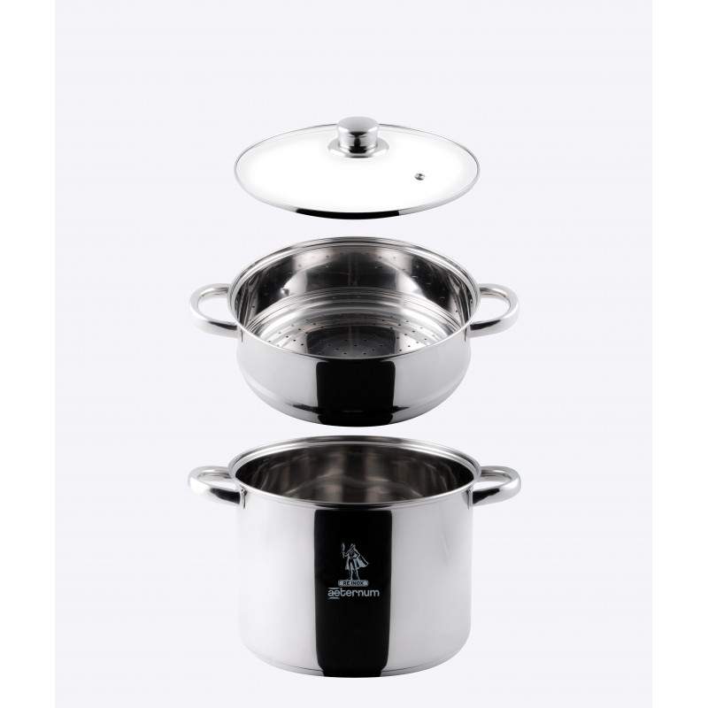 Aeternum AP000082 saucepan Round Satin steel