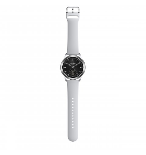 Xiaomi Watch 2 3,63 cm (1.43") AMOLED 46 mm Numérique 466 x 466 pixels Écran tactile Argent Wifi GPS (satellite)